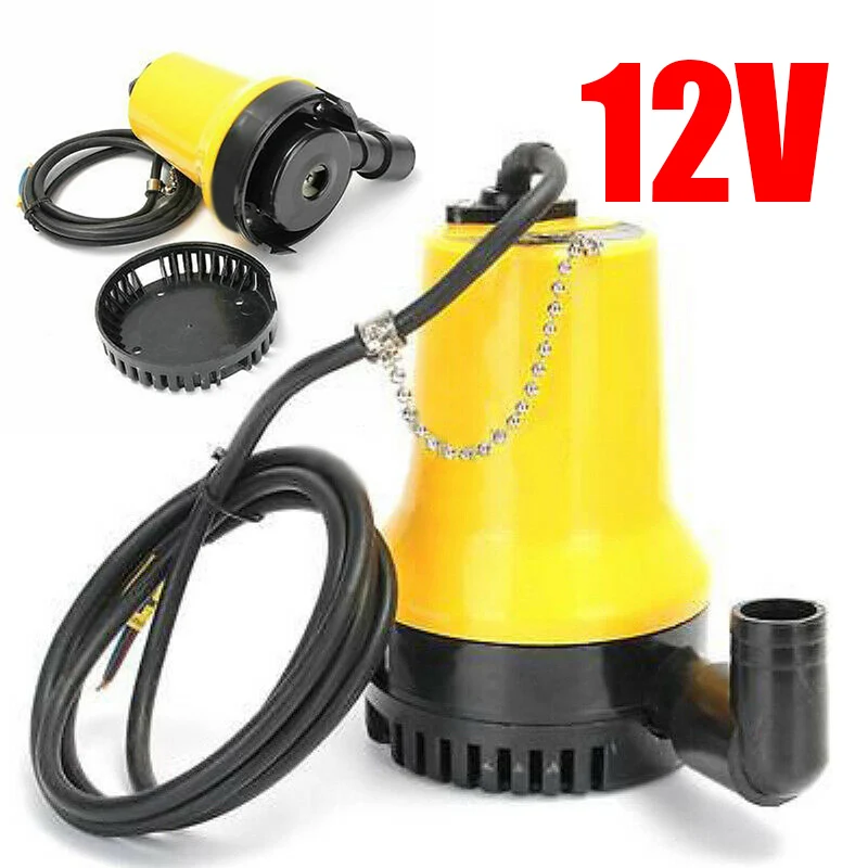 

12V 50W Submersible Water Pump 4500L/H Clean Clear Dirty Pool Pond Flood Tool