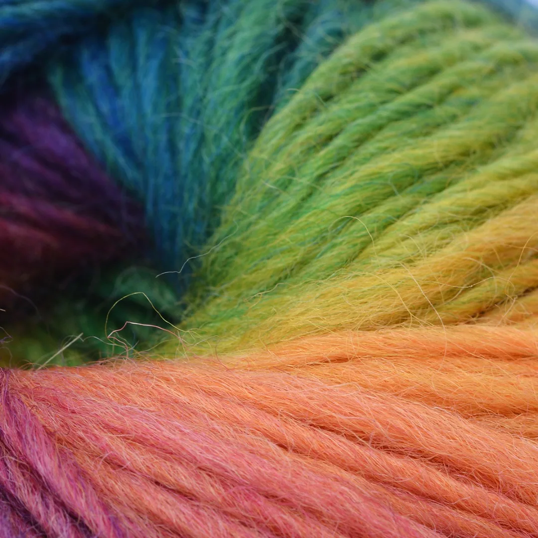 1 Ball Rainbow Knitting Yarn Wool 50g Colorful Soft Baby Cashmere Wool Child Hand Knitted Crochet Yarn for DIY Scarf Hat Clothes