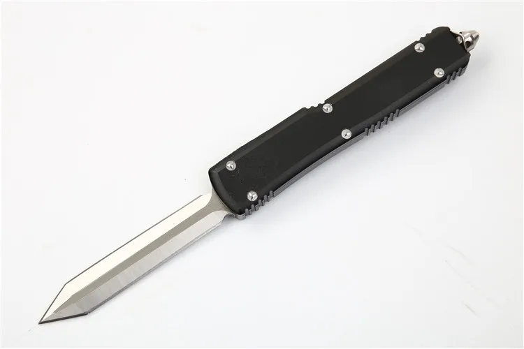 OTF открытый складной нож S/E D2 лезвие алюминиевая ручка кемпинг выживания Открытый EDC Охота тактический инструмент ужин кухонный нож - Цвет: D