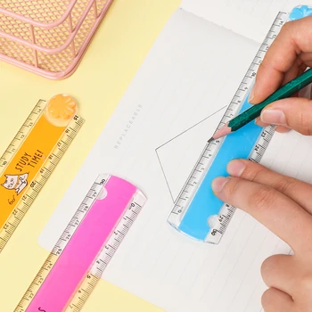 

1Pc 30cm Multi-function Folding Stencil Ruler DIY Drawing Rulers For Kids Students Office School Stationery