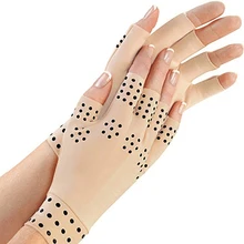 1 Pair Magnetic Therapy Fingerless Gloves Arthritis Pain Relief Heal Joints