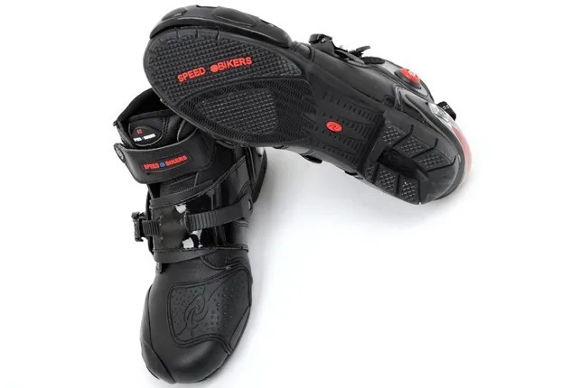 Профессиональный мотоциклетные ботинки мужские moto rbiker Сапоги botas moto rcycles moto обувь Гонки pro байкер, Размер 40-45 черный