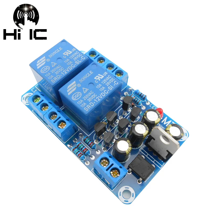 

AC 12-15V Dual Relay Speaker Protection Board Module DIY Kit Boot Delay DC Protect For HIFI Amplifier DIY