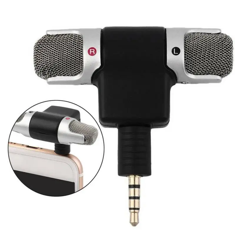 Yiwa Portable 3.5mm Mini Stereo Microphone for MP3/MP4/Mobile Phone/Tablet - Цвет: Mobile version