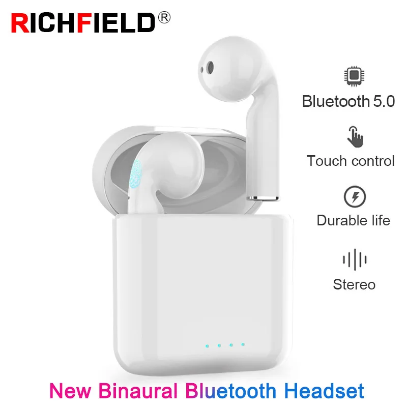 

TWS Headphones Mini Bluetooth 5.0 Earphone Wireless Earphones Handsfree Earbuds Touch Control in ear Headset For iPhone Android