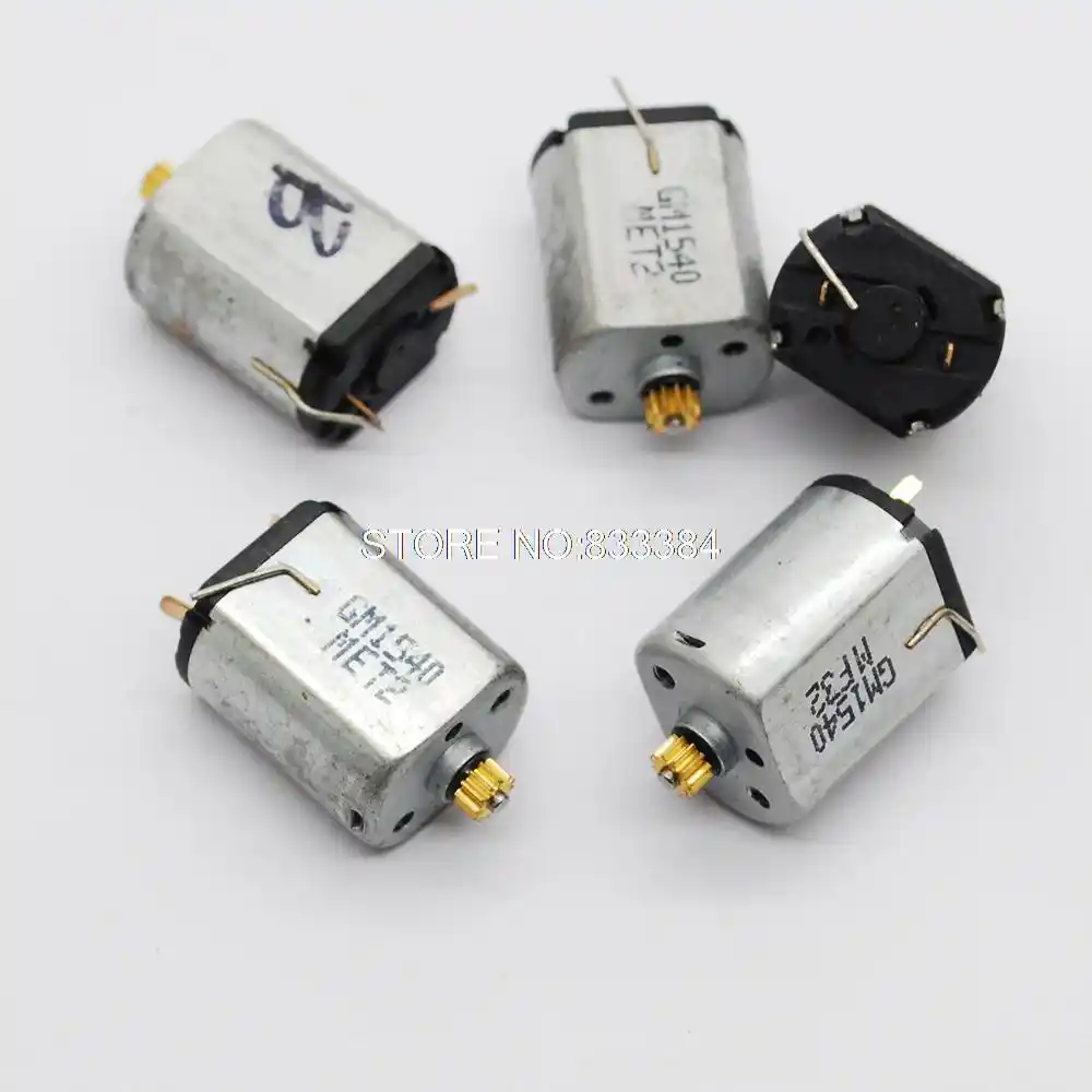 5 шт микро DC мотор 4,5 V 130mA 16000 RPM Мотор с медной шестерней - изображение