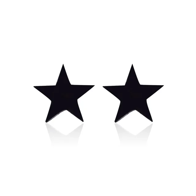 Black Star Earring