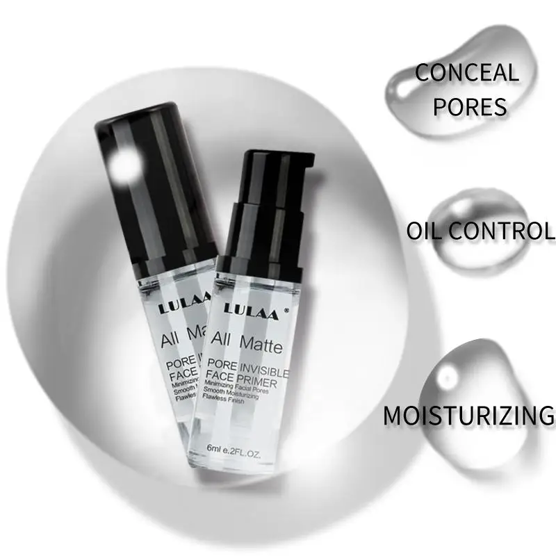 

6ml Long-Lasting Transparent Make Up Milk Cream Pore Primer Oil Control Moisturizing Refreshing Concealer