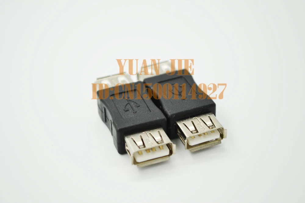 

USB straight connecting head double mother head USB connector USB mother to mother USB hole to hole adapter