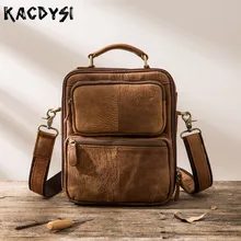 Первый слой натуральной Crazy Horse кожаная сумка для мужчин сумка через плечо винтажная вертикальная сумка через плечо сумка-мессенджер Повседневная Сумка-тоут кошелек