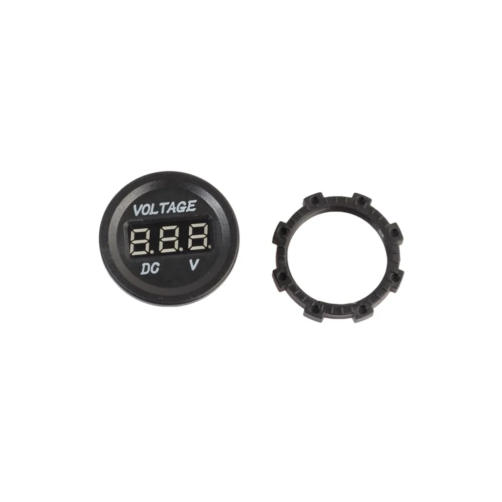 REXLIS DC 12 V-24 V Цифровой Панель вольтметр Напряжение метр тестер Led Дисплей для автомобиля мотоцикла Авто Мото