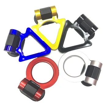 

Universal Car Styling Decoration Trailer Hooks Sticker Car Auto Rear Front Trailer Simulation Racing Ring Vehicle Towing Hook