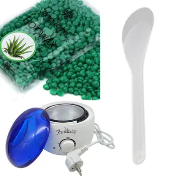 

Jane love Hair Removal Beans 100g Hot Paraffin Wax Warmer Heater Pot Machine Depilatory Hard Wax Bean Set Aloe Vera 5JY20