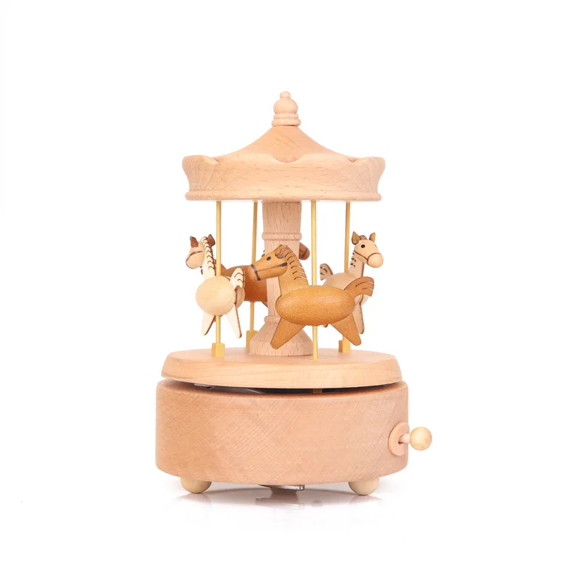 

Merry Trojan Music Box Cake decoration Creative Gift toys Home Crafts Valentine's Day birthday present