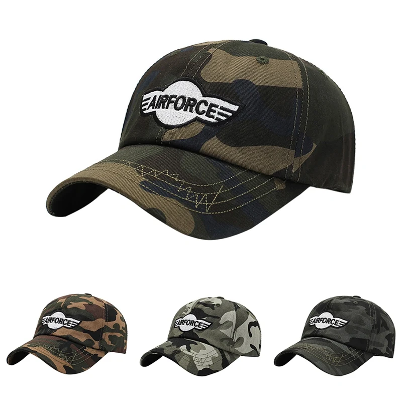 

2019 Tactical Camouflage Baseball Tennis Caps Embroidery Cotton Paintball Military Men Women Hats Camo Combat Army Cap New
