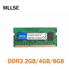 SODIMM DDR3 Memory PC3-10600 Laptop Ram 1333mhz MLLSE New 4GB for Good-Quality Compatible