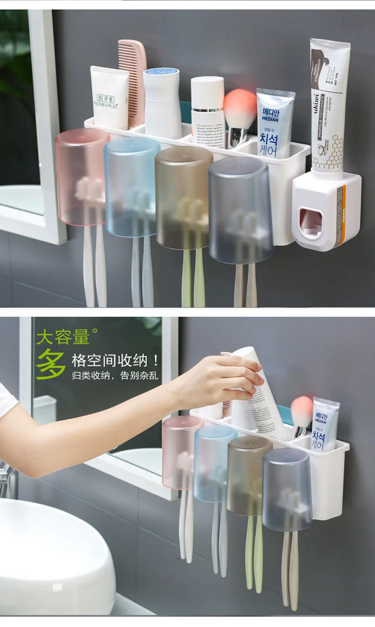 Переноска избегайте ударов щетка одна зубная чашка унитаз Gargle Cup костюм висячая зубная паста рамка настенная присоска зуб очистители рамка