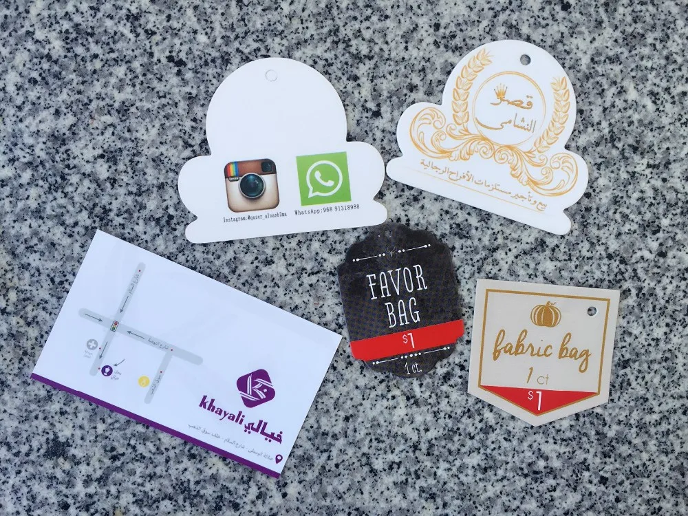 

customized logo hangtag