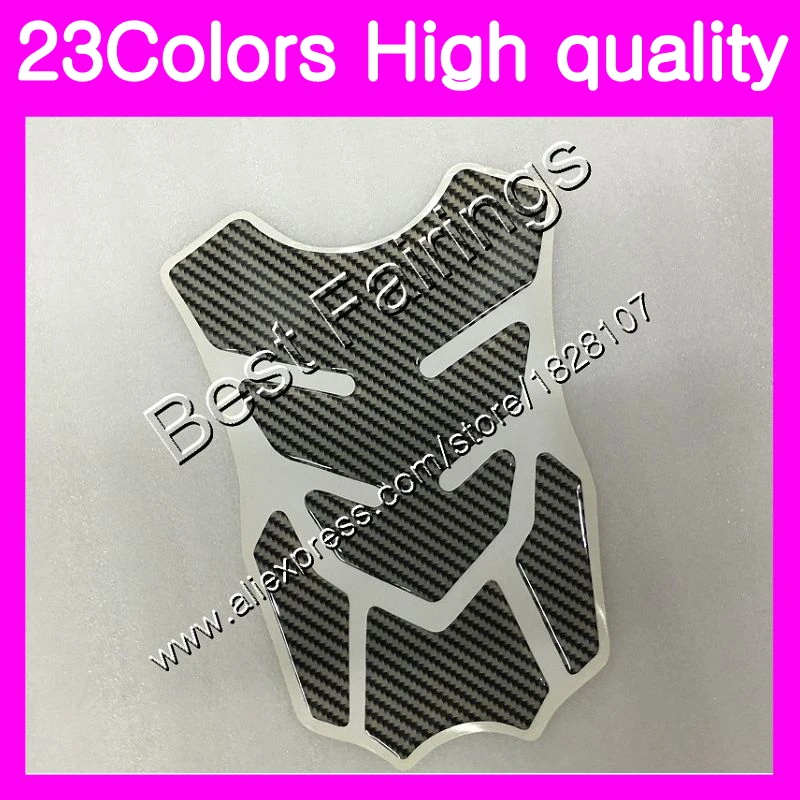 3D Carbon Fiber Tank Pad Protector For KAWASAKI NINJA ZX6R 03 04 05 06 ZX 6R
