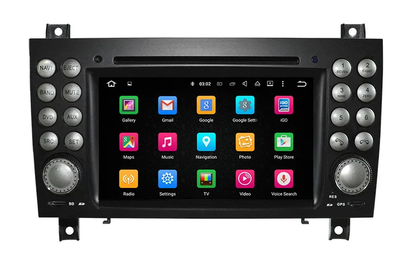 Android 8,0 Автомобильный DVD плеер для Mercedes Benz SLK 171 SLK200 SLK280 SLK350 SLK55 с gps навигации радио BT USB 4 ядра, 4 Гб+ 32G