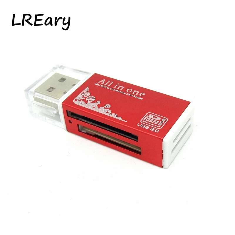 Красочные smart card reader Multi Адаптер для карт памяти Memory Stick Pro Duo Micro SD TF M2 MMC SDHC MS