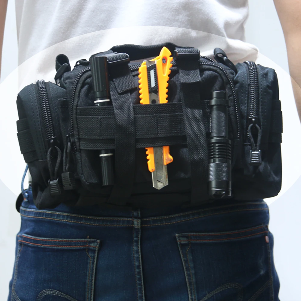 Waist Bag Heavy Duty Molle Shoulder Bag Waist Bag Pack Utility
