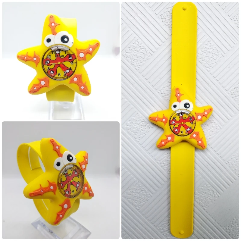 Five pointed starfish Boy Watch for Kids Baby Toy Girl Watch for Children Clock Child Quartz 5