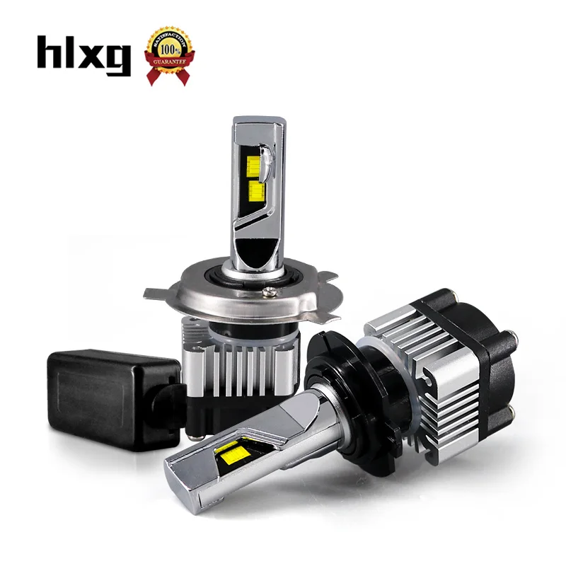 

HLXG 2PCS H7 LED H11 Headlight perfect cutting line 72W 8000LM H1 H3 H8 H9 9005 9006 12V CSP CHIPS 6000K Car Light Bulbs H4 LED