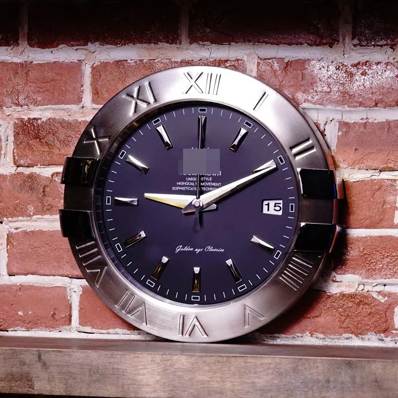 2018 Hot Selling Wall Clock Luxury Design Metal Art Watch Clock Relogio