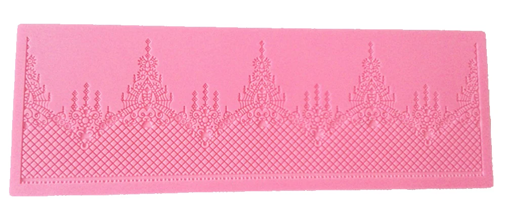 

Crystal Pendant Retro Lace Mold Silicone Sugar Pad Cake Brim Decoration DIY Tool