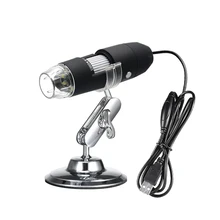 1000X USB цифровой микроскоп Лупа с подставкой OTG функция эндоскоп 8 Светодиодный светильник увеличительное стекло 1000X увеличение