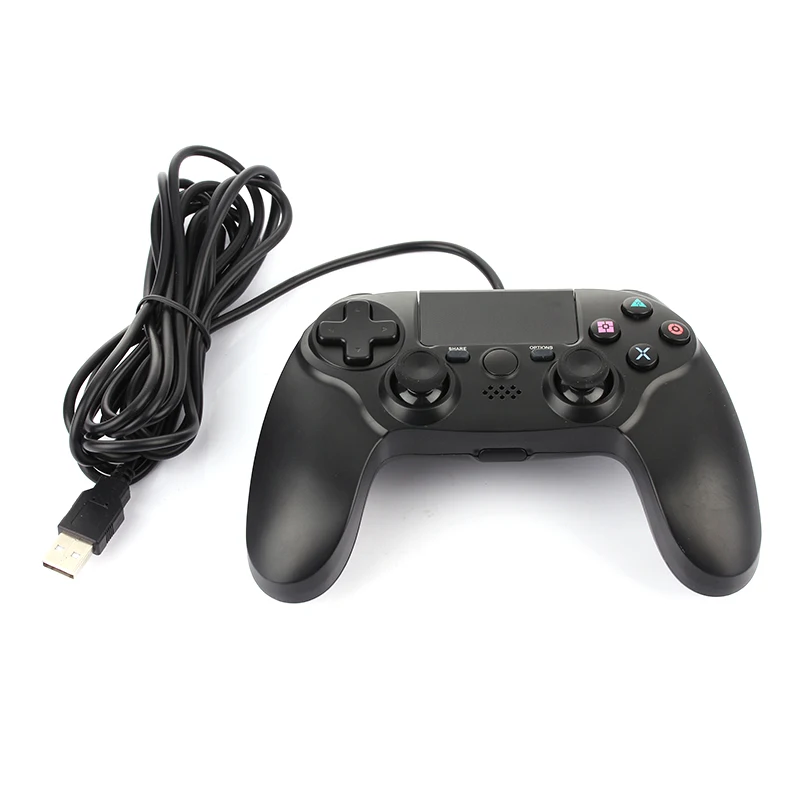 

DOITOP for Playstation 4 PS4 PC MAC Wired Game Controller Dual Vibration 6 Axies Gamepads Game Joypad USB Joysticks 10ft Cable