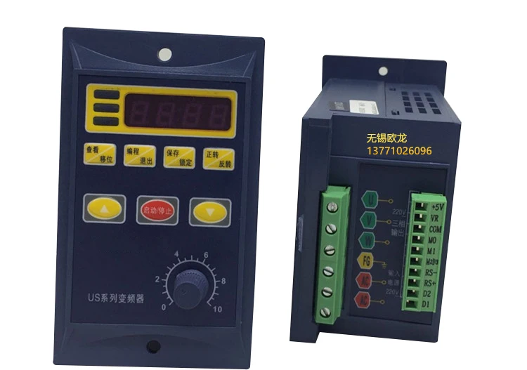 220 V 0.4KW 400 W однофазный вход и v 3 фазы выходного преобразователь частоты для мини