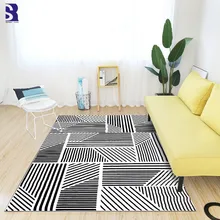 SunnyRain 1-piece короткий плюшевый монохромный ковер для спальни ковровая зона коврик на кухню