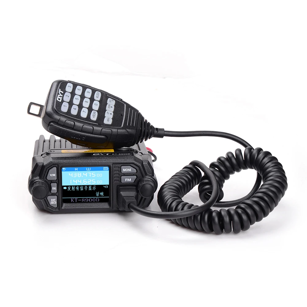 QYT KT-8900D автомобильный радиоприемник 200 каналов VHF/UHF FM Автомобильный радиоприемопередатчик портативная рация