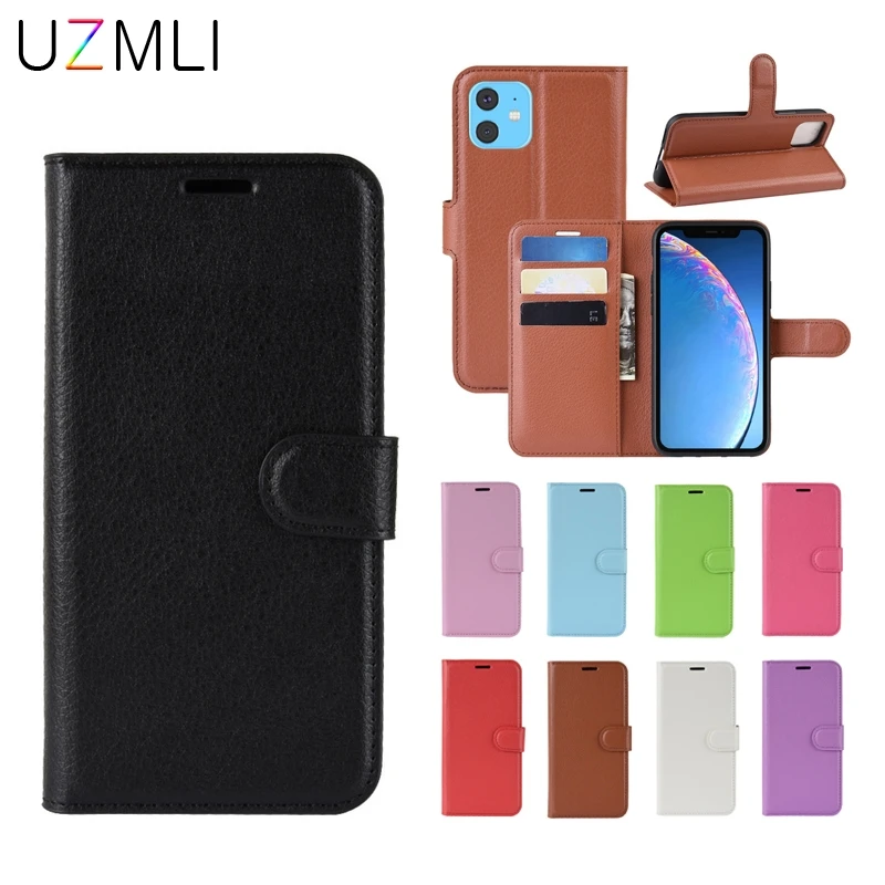 

For iPhone 11 Pro Max 2019 XS MAX XR X 8 7 plus Wallet Smartphone PU Leather TPU Back Cover Case w/Card Slots Coque Funda +Gifts