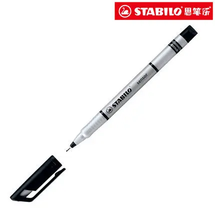 Немецкая Гелевая Ручка STABILO 189 ручка с крючком 0 3 мм Сверхтонкая гладкая цвета|pen