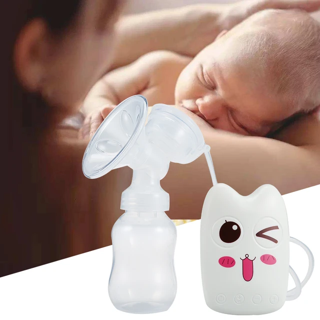 Baby Breast Pump Bottle Automatic Massage Milking Machine Powerful Nipple Suction USB Electric Breast Pump With Baby Milk Bottle