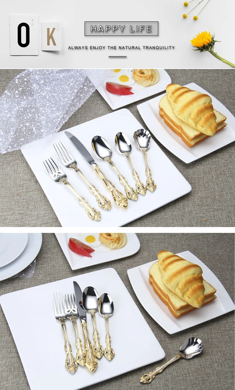 poggia posate talher rose gold inox (2)