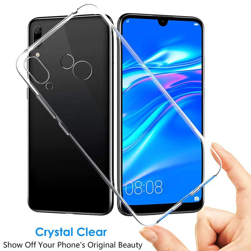 Мягкий чехол для Huawei Y6 2019 силиконовая задняя крышка телефона Y 6 Pro Prime Y6Pro Y6Prime