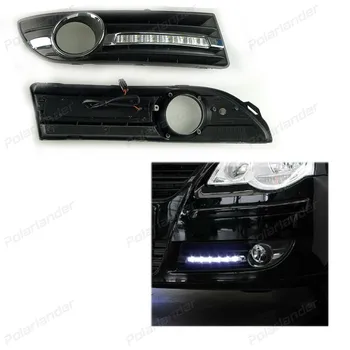 

1 pair 6000k auto parts Car accessory style Daytime running lights fog lamp for V/olkswagen P/olo 2005-2008