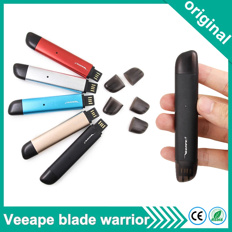Оригинал электронная сигарета набор Veeape Лезвие воин Vape картридж CBD катушки 400 мАч