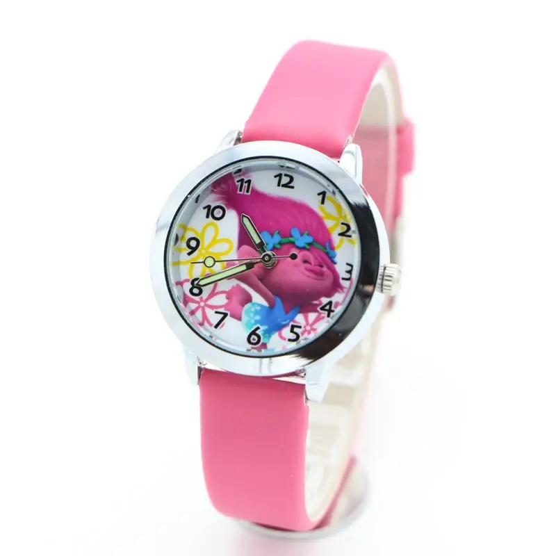 Новые модные Тролль часы Для детей мальчиков подарок часы Повседневное кварцевые наручные часы Relogio Relojes