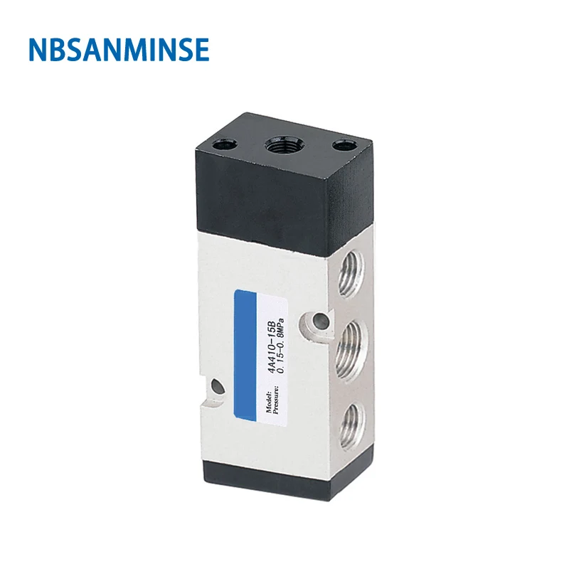 

NBSANMINSE 4A410 4A420 4A430 1/2 Air Valve Pneumatic Control Valve AIRTAC Type Two Position Five Way Three Position Five Way