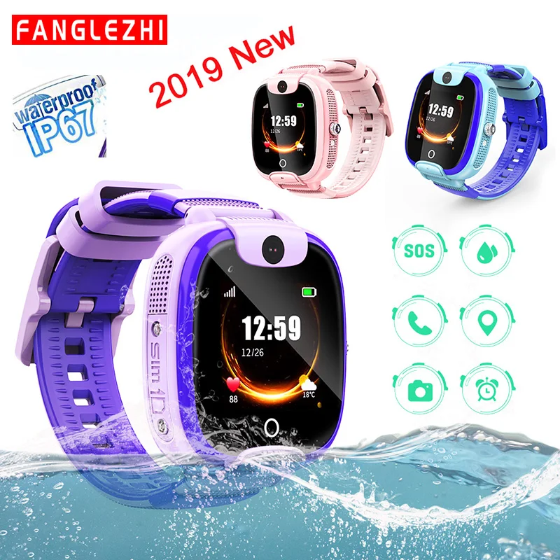 

DF08 Smart Watch Kids Smartwatch IP67 Waterproof SOS Call Phone Watch Child Positioning Touch Screen Android IOS PK Q50 Q90