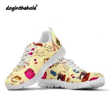 Doginthehole/Женская прогулочная обувь; уличные бархатные кроссовки на плоской подошве; удобная летняя и осенняя Легкая спортивная обувь со шнуровкой для бега