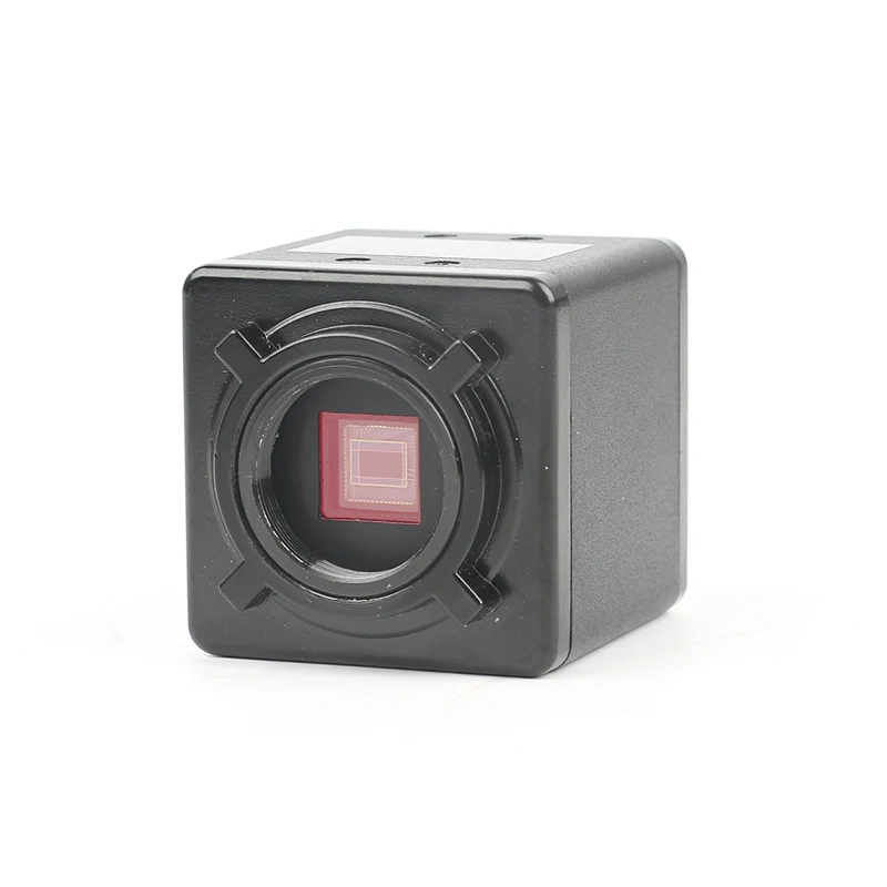 2.0MP VGA промышленный цифровой электронный видео микроскоп камера 100X зум C крепление объектива с светодиодный кольцевой лампой DIY PCB пайки набор