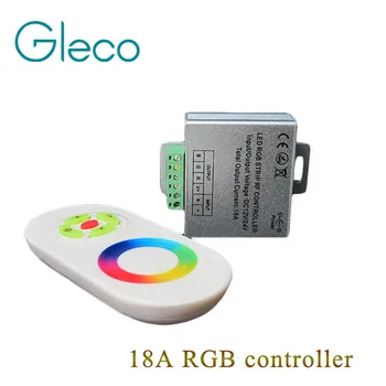 

DC 12-24V Wireless LED Controller RF Touch Panel LED Dimmer RGB Remote Controller for RGB LED STRIP LIGH