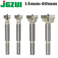 1 шт 15 мм-60 мм Форстнер советы Деревообрабатывающие инструменты отверстие пилы резак шарнир сверла Круглый хвостовик вольфрам карбид резак