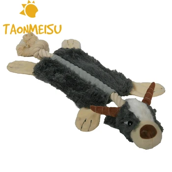 

Cute Dog Toys Stuffed Squeaking Animals Pet Toy Plush Puppy Sheep Dogs Cat Chew Squeaker Squeaky Toy for Pet Random style
